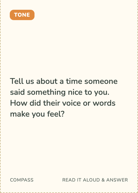 A card from the Kids edition, showing a category label and a question.